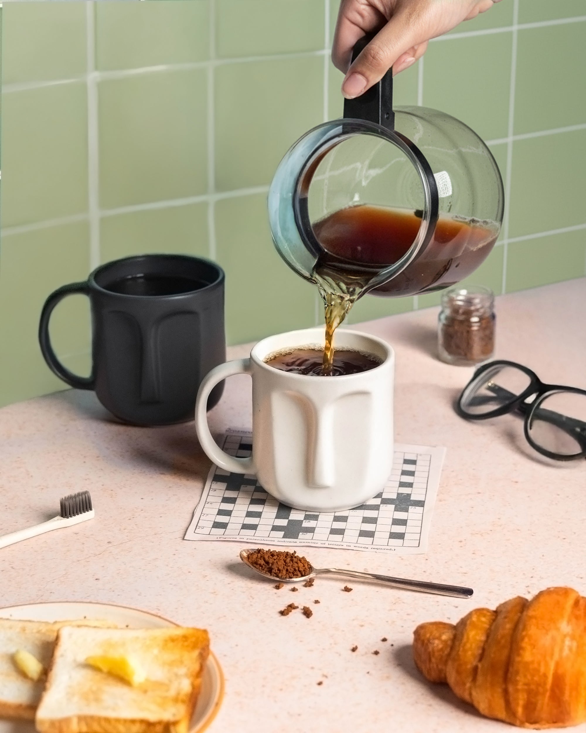 Resting Brew Face Mug