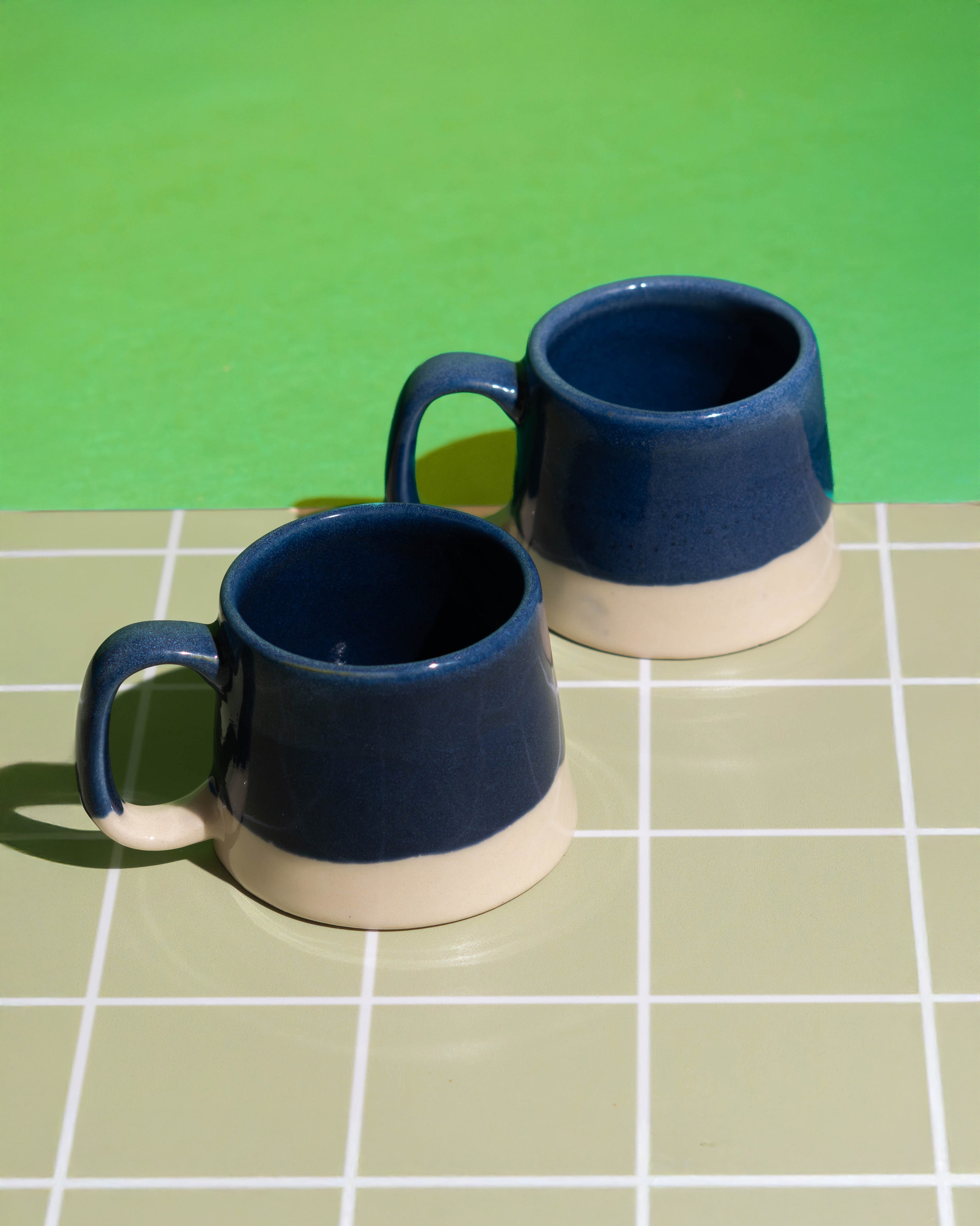 Indigo Drip Set of 2