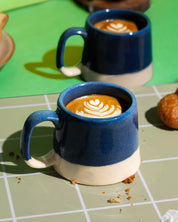 Indigo Drip Set of 2