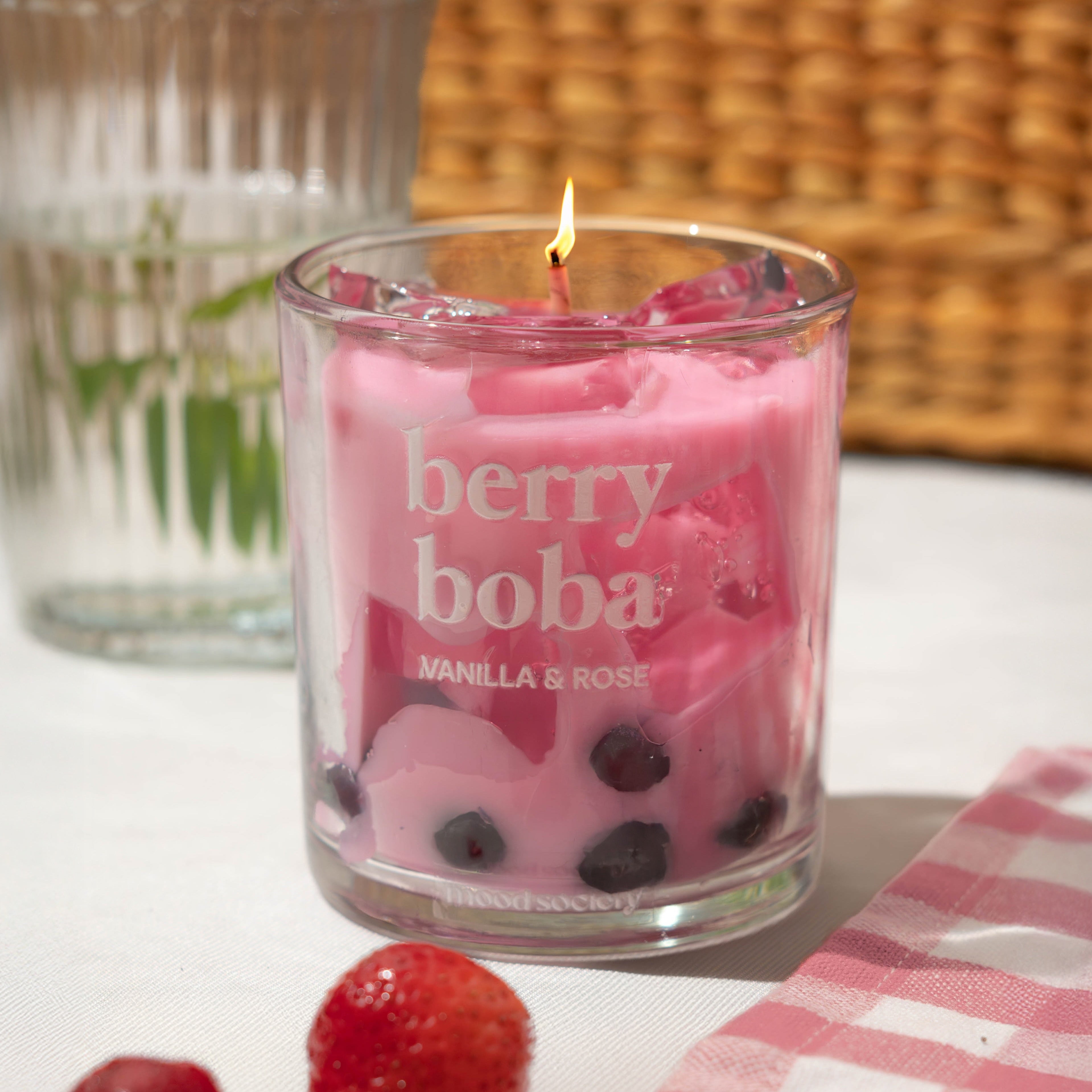 Berry Boba Candle