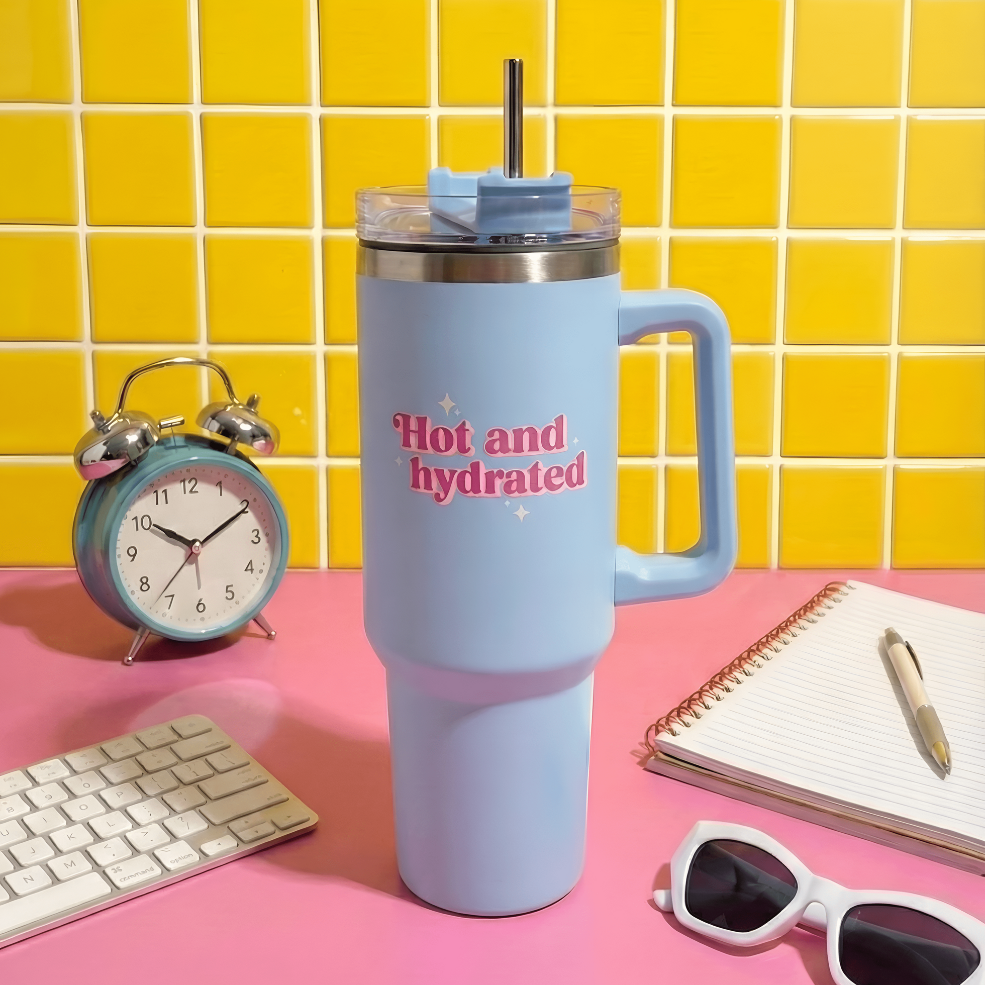 Hot and Hydrated Tumbler