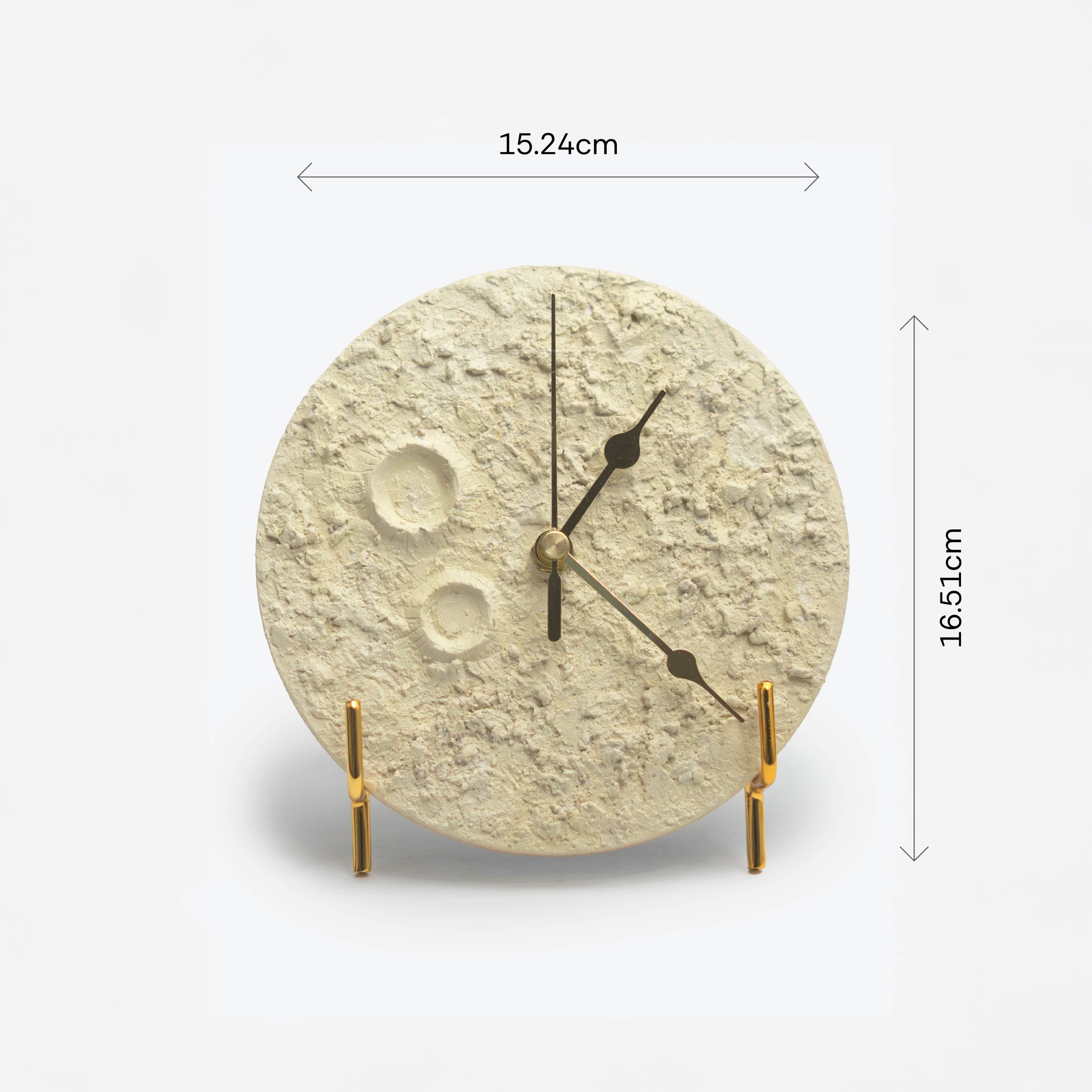Ivory Moon Table Clock image 4