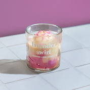 Lavender Swirl Candle