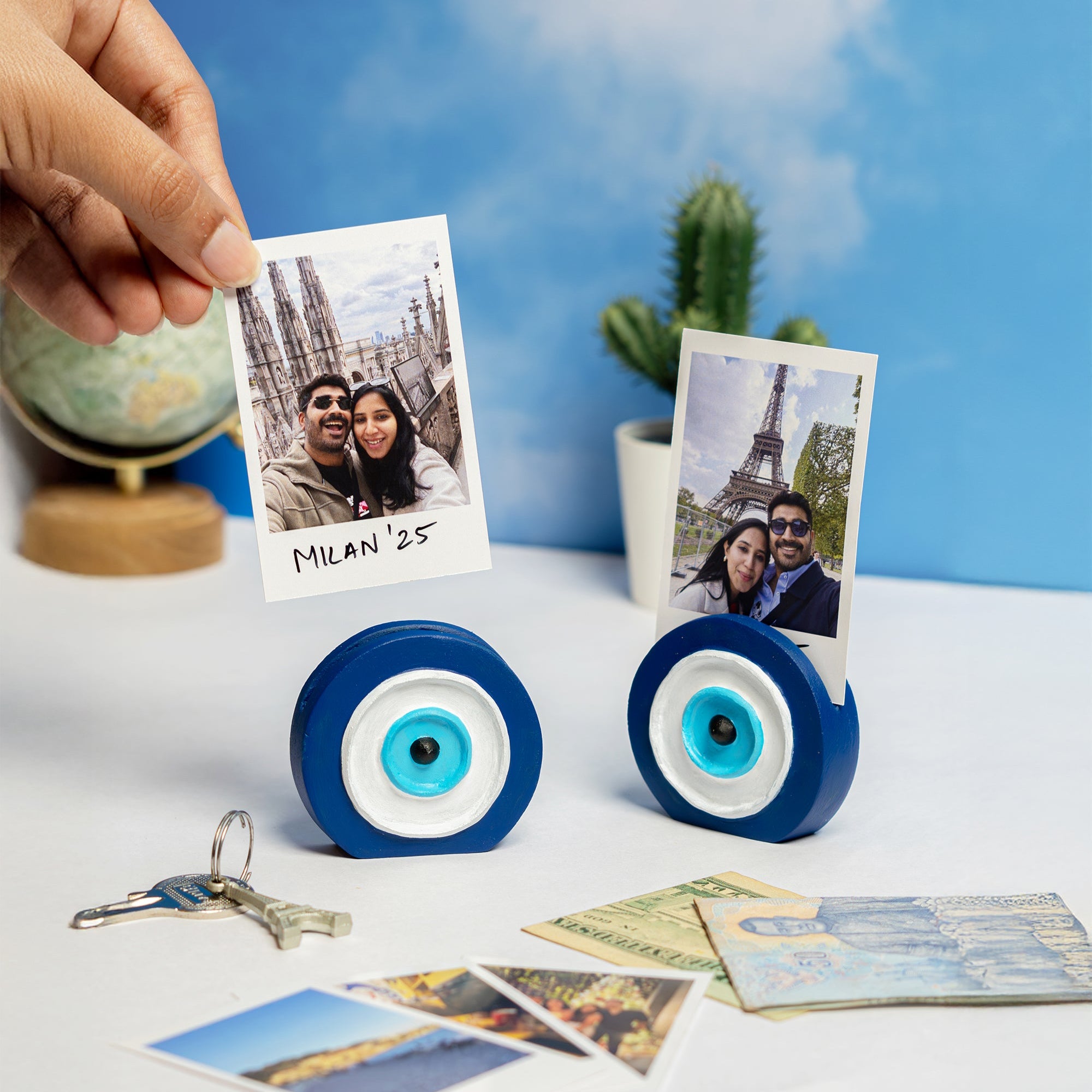 Evil Eye/Nazar Photo Holder - Set of 2