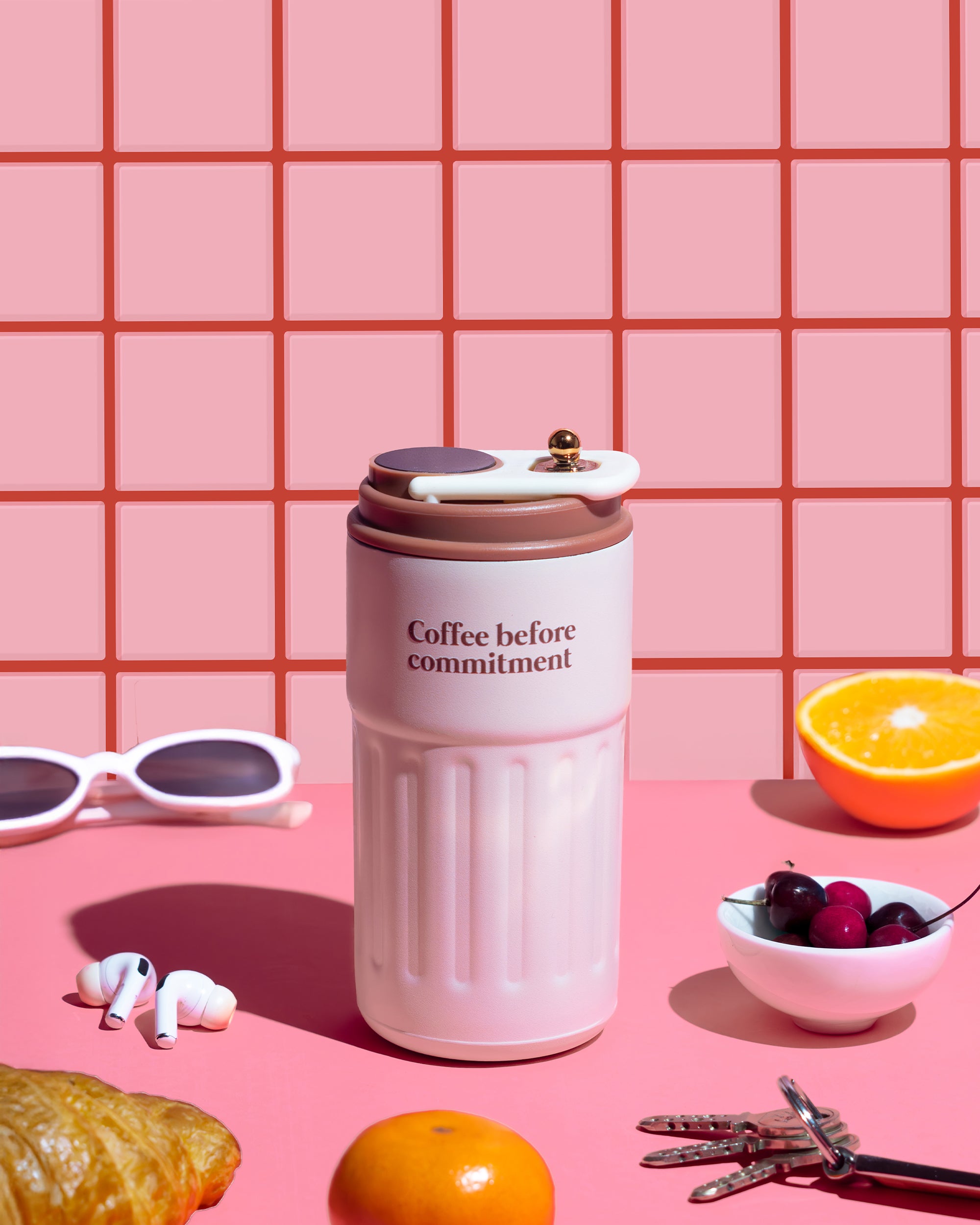 Coffee Before Commitment Flask