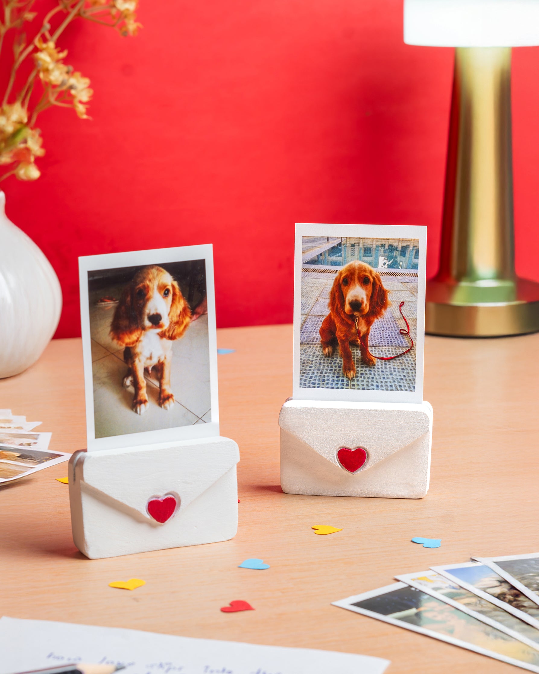 Heart Mail Holder - Set of 2